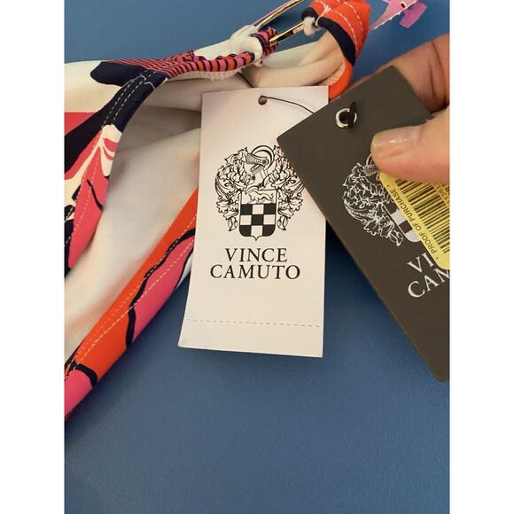 Vince Camuto Women's Ring-Detail Bikini Swim Bottom  Swimsuit Large NWT $65 - Picture 2 of 13